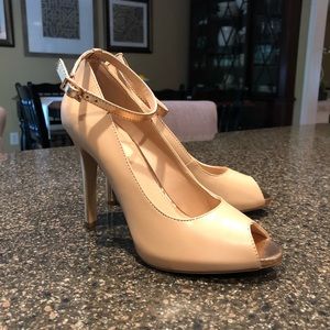 BCBGeneration ankle strap heels